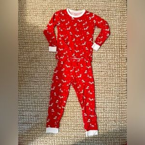 Kissy Kissy soft doxie holiday pjs